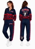 Man Hillbillies Checkered Windbreaker Pants ❤️💙🐐
