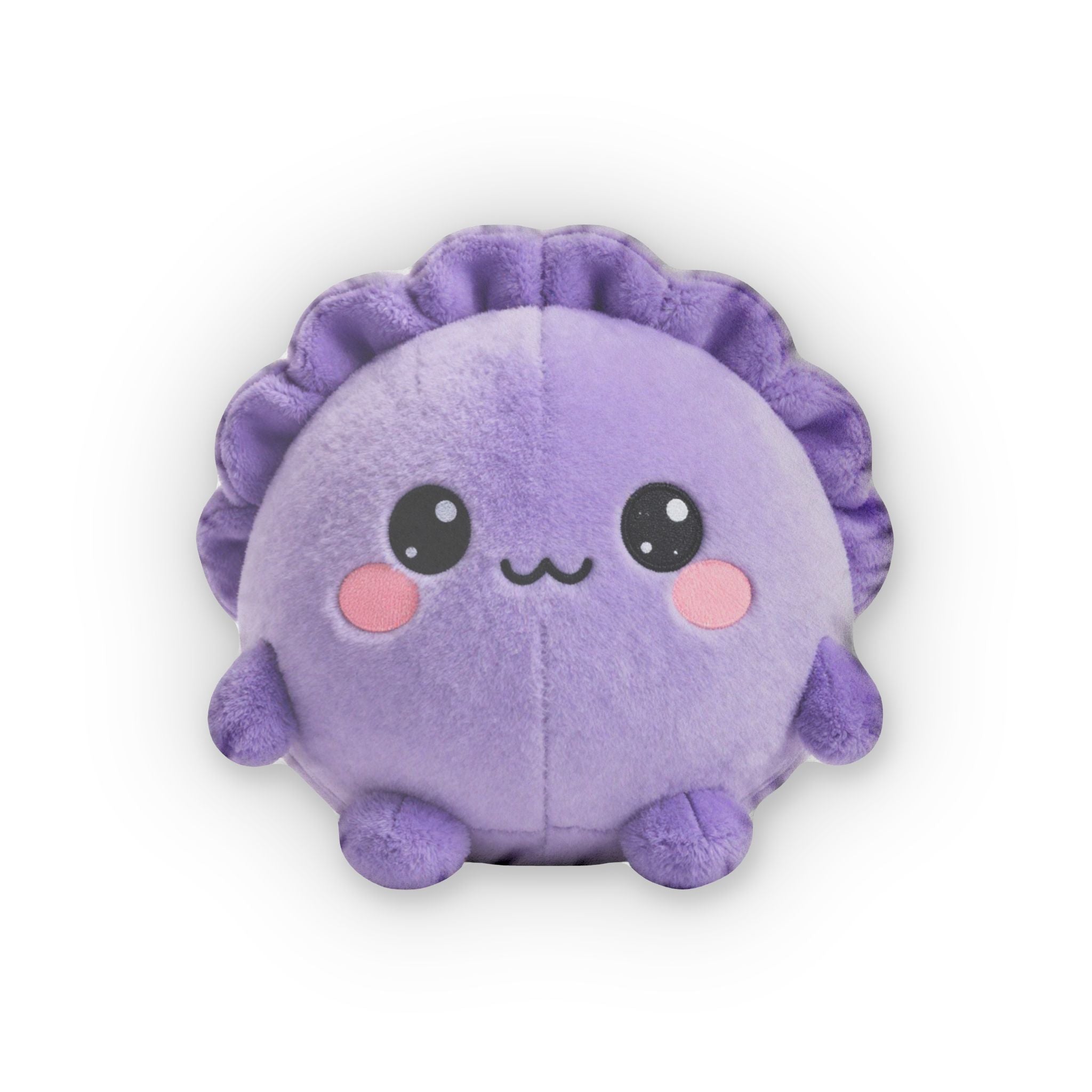 Kawaii Purple Sea Anemone Pillow — Cute Custom Shaped Plush Cushion