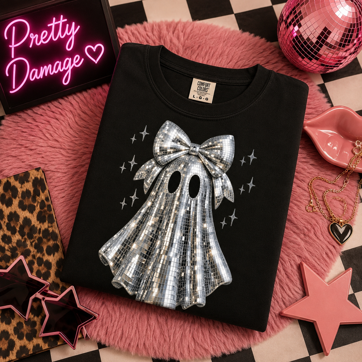 👻✨ Disco Ghost Graphic Tee ✨🪩