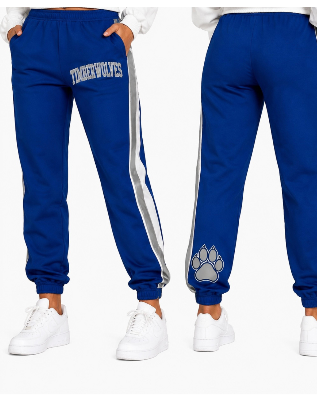 PRE-ORDER | Logan Timberwolves Windbreaker Pants | Custom Game Day Spirit Pants ⚡️In all windbreaker items. I suggest sizing up one size⚡️￼