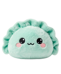 Kawaii Dumpling Plush Pillow - Cute Green Custom Shaped Pillow